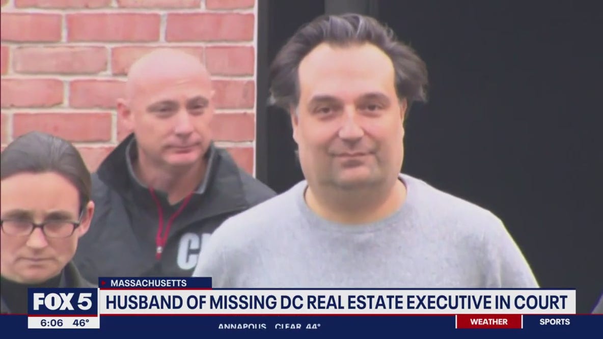 Husband of missing DC real estate executive appears in court